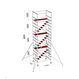 Aluminum alloy scaffolding