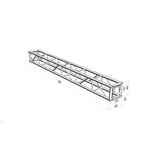 Aluminum alloy aluminum plate truss