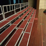Aluminum alloy choral stand, with three, four, and five tiers, foldable and movable, suitable for choral photos and steps