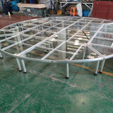 Aluminum alloy quick-release assembly movable performance stage, conference room floor, T-stage