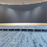 Aluminum alloy quick-release assembly movable performance stage, conference room floor, T-stage