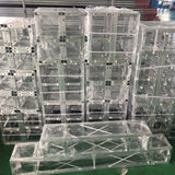 Aluminum alloy square tube truss 200*200, spray painting frame, advertising frame, stage background frame, small lighting frame, small tent, standard booth