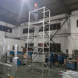 Aluminum alloy single-width scaffold