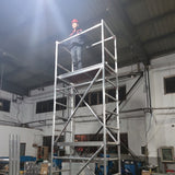 Aluminum alloy single-width scaffold