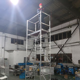 Aluminum alloy single-width scaffold
