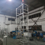 Aluminum alloy single-width scaffold