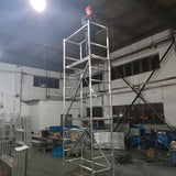 Aluminum alloy single-width scaffold