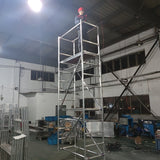Aluminum alloy single-width scaffold