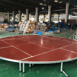 Aluminum alloy quick-release assembly movable performance stage, conference room floor, T-stage