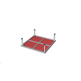 Aluminum alloy quick-release assembly movable performance stage, conference room floor, T-stage