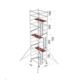 Aluminum alloy scaffolding